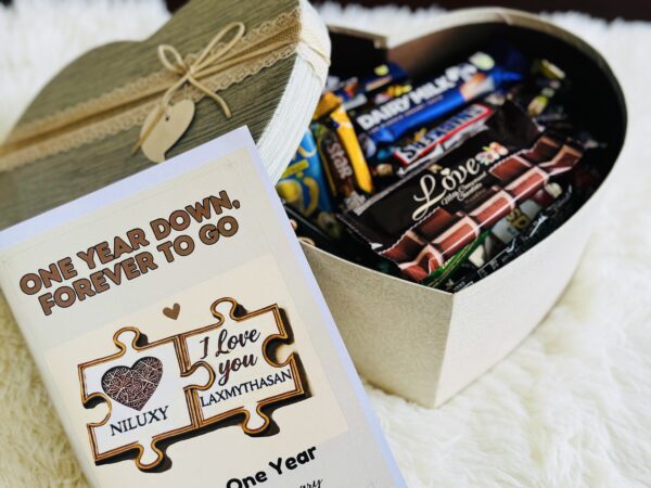 Chocolate Box With Customized Card 1 - Amazely Gifts - Customized Gifts In Trincomalee Sri Lanka