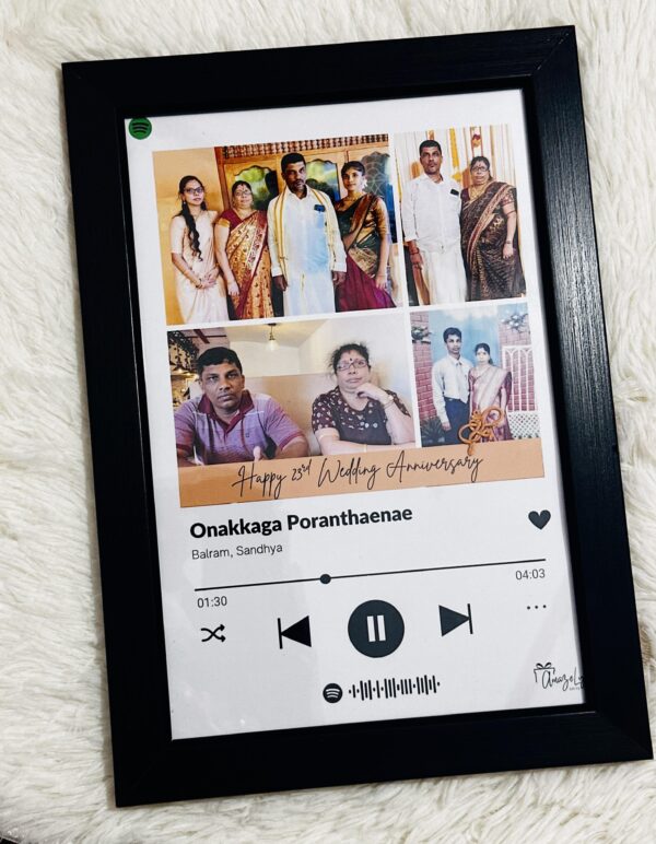 Customized 25th Wedding Anneversary Frames - Amazely Gifts - Customized Gifts In Trincomalee Sri Lanka