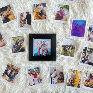 Customized 4x4 Frame + Polaroid Photo Bundle - Anneversary Gifts - Amazely Gifts - Customized Gifts In Trincomalee Sri Lanka