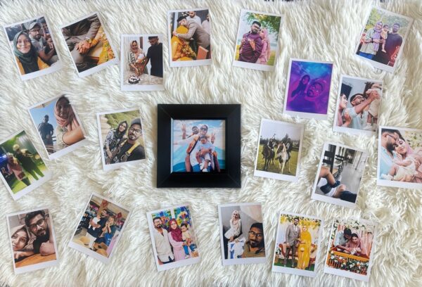 Customized 4x4 Frame + Polaroid Photo Bundle - Anneversary Gifts - Amazely Gifts - Customized Gifts In Trincomalee Sri Lanka
