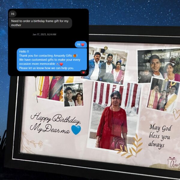 Customized Birthday Frame - Image 2