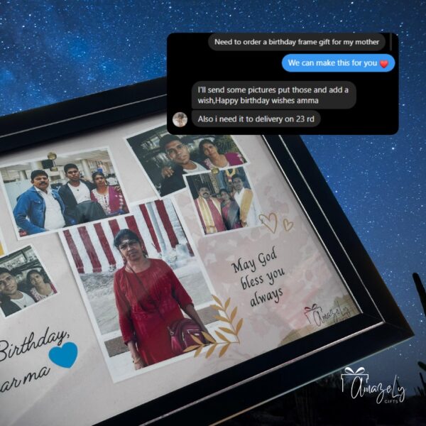 Customized Birthday Frame - Image 4