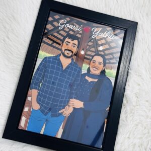 Customized Illustrator Art Frames I - Amazely Gifts - Customized Gifts In Trincomalee Sri Lanka