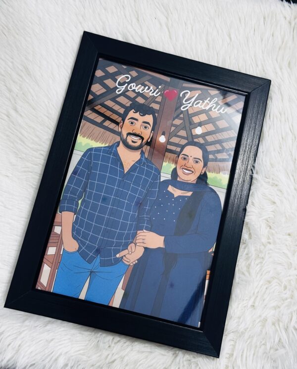 Customized Illustrator Art Frames I - Amazely Gifts - Customized Gifts In Trincomalee Sri Lanka