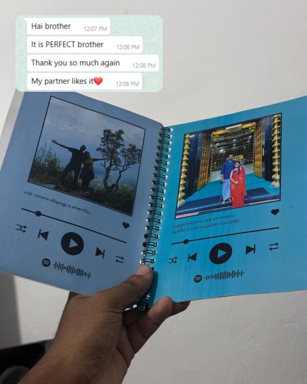 Love story book - amazely gifts - customized gifts in trincomalee sri lanka