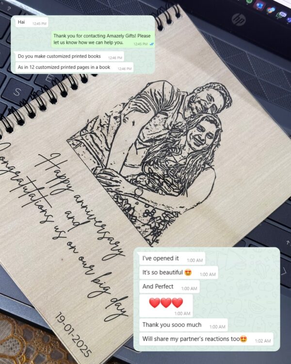 Love story book - amazely gifts - customized gifts in trincomalee sri lanka
