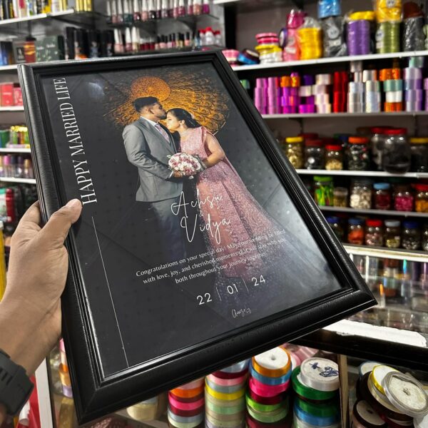 Customized Wedding Photo Frame - Image 3