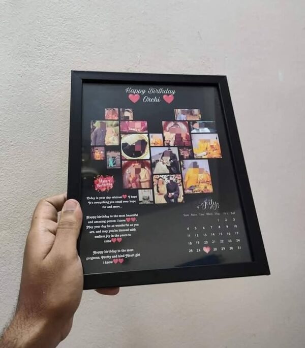 Customized Birthday Frame - Amazely Gifts - Customized Gifts In Trincomalee Sri Lanka