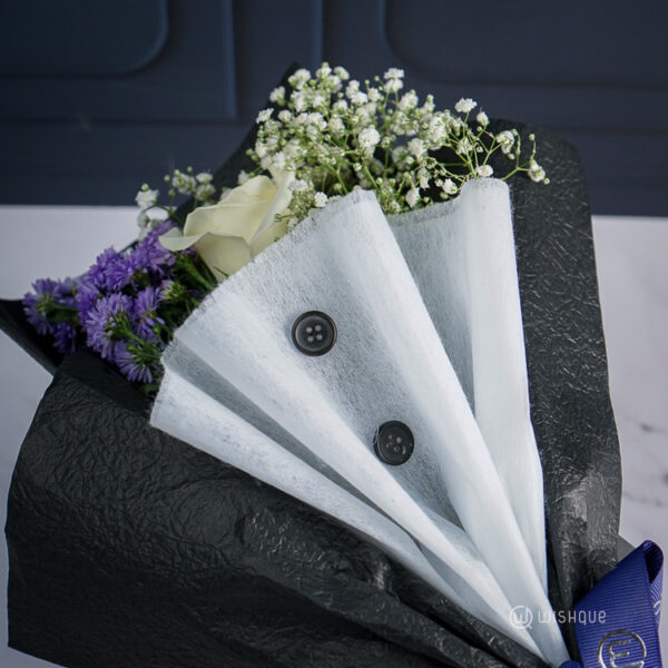Customized Gentleman’s Fresh Flower Bouquet - Image 3