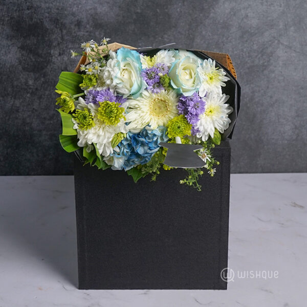 Customized Cotton Cloud Fresh Flower Bouquet - Image 4