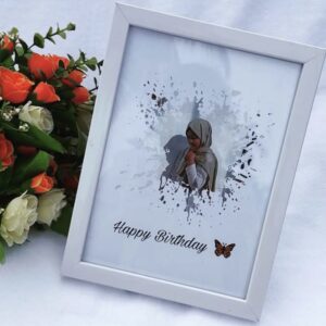 Customized Illustrator Birthday Photo Frame _1 - Amazely Gifts - Customized Gifts In Trincomalee Sri Lanka
