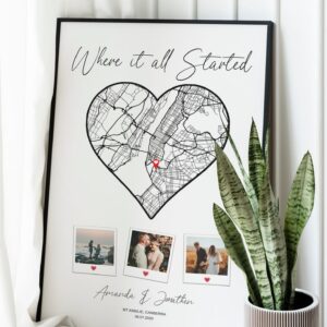 Customized Location Photo Frame _1 - Amazely Gifts - Customized Gifts In Trincomalee Sri Lanka