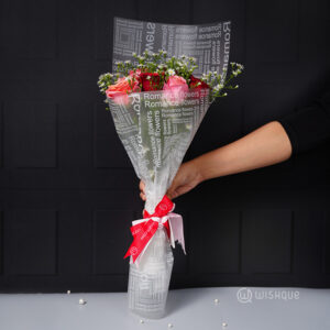 Customized Rose Flower Bouquet I - Amazely Gifts - Customized Gifts In Trincomalee Sri Lanka