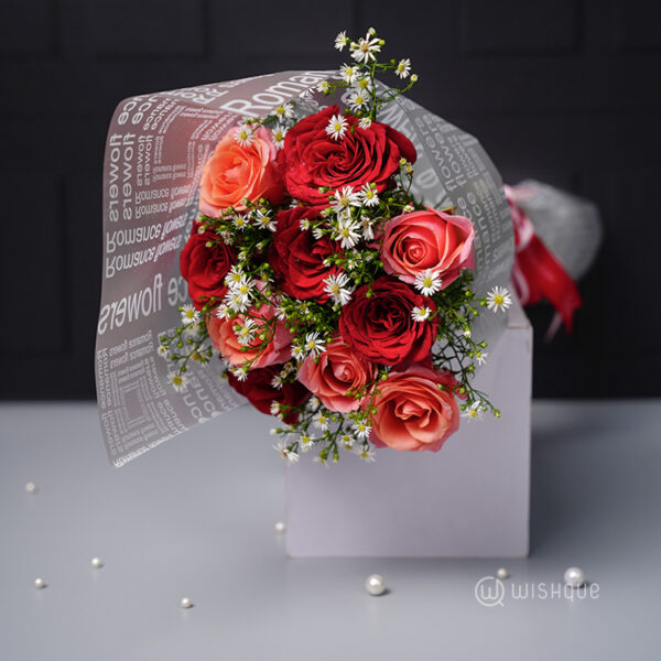Customized Fresh Rose Flower Bouquet - Image 3