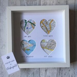 Mapped with love frame